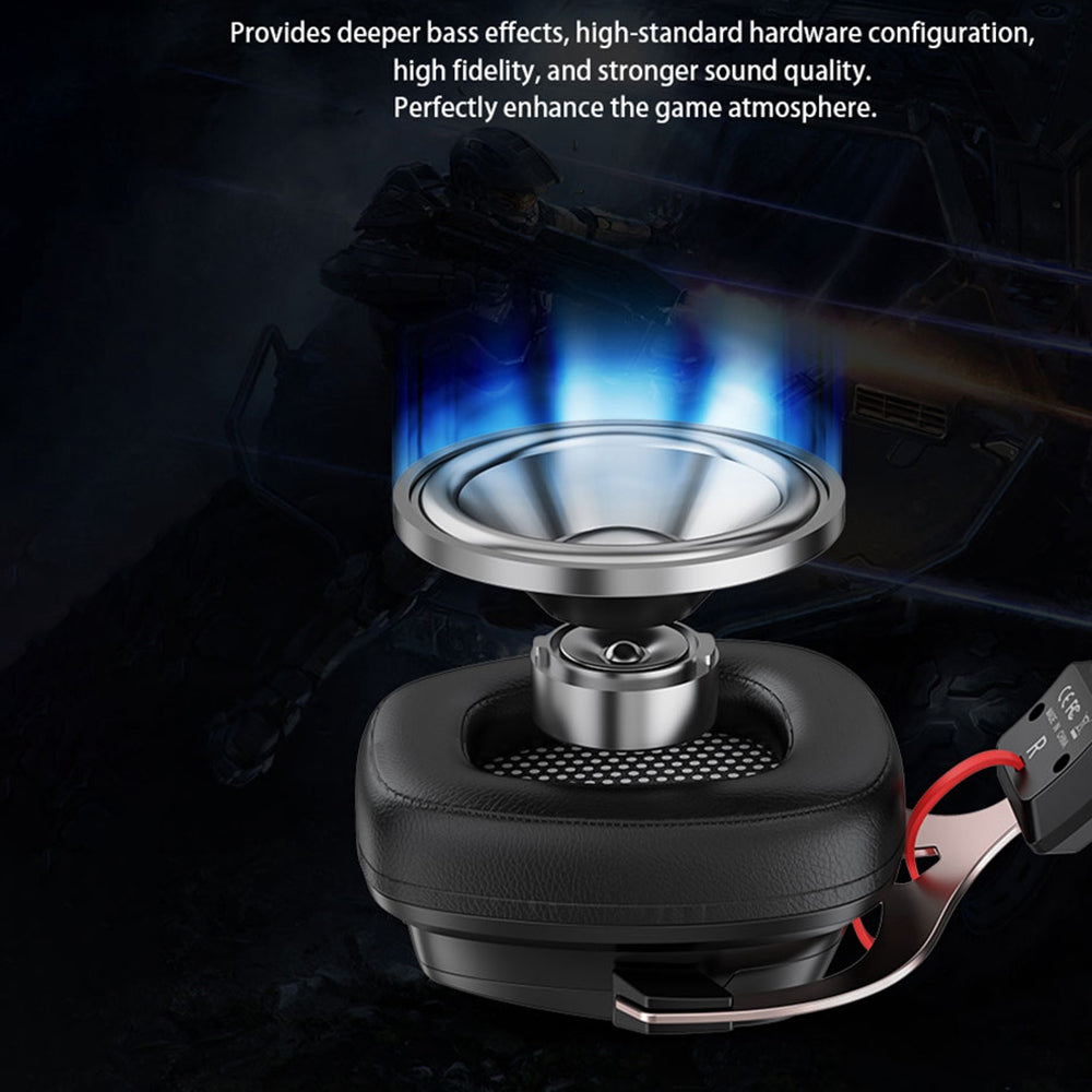 WINTORY W11 2.4G Connectivity Headphone Wired Over-Ear E-sports Earphone RGB LED Light Stereo Bass Gaming Headset WINTORY W11 2.4G Connectivity Headphone Wired Over-Ear E-sports Earphone RGB LED Light Stereo Bass Gaming Headset
